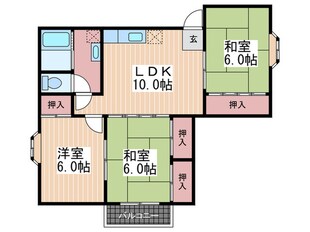 シャルム柳ヶ丘の物件間取画像